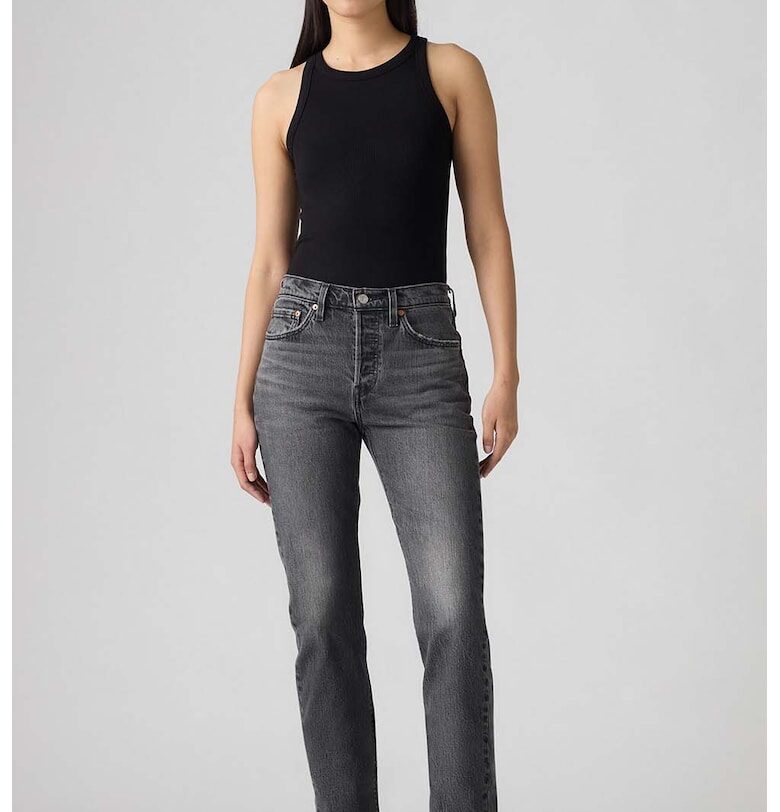 Дънки 501® със средновисока талия и 5 джоба Levis