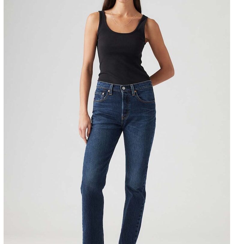 Дънки 501® със средновисока талия и 5 джоба Levis