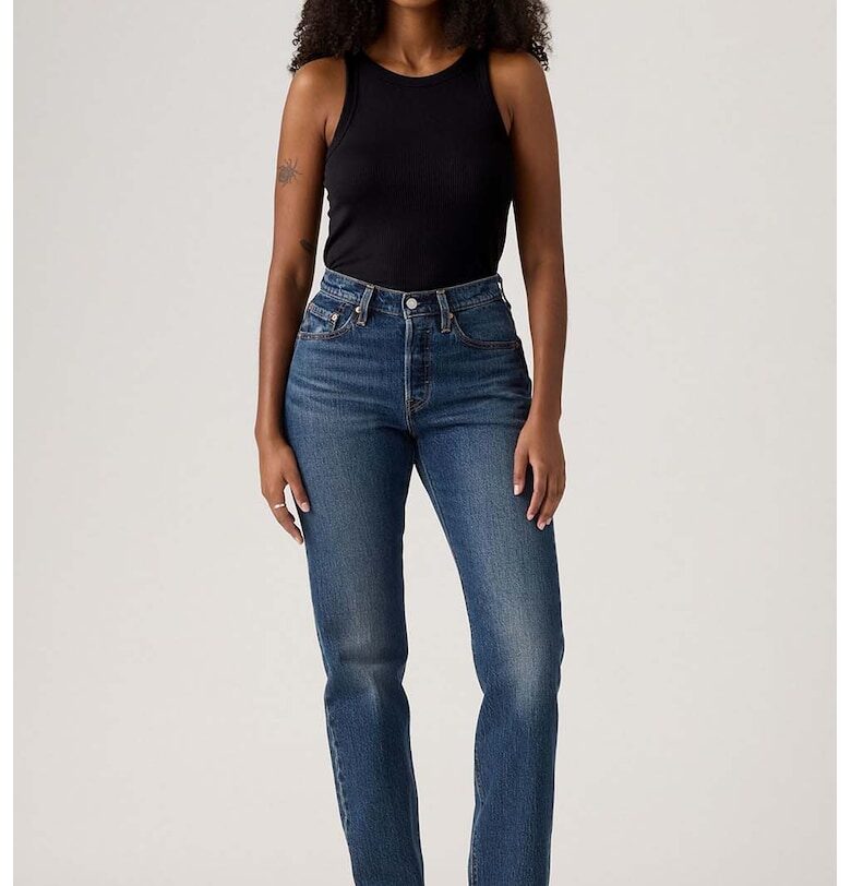 Дънки деграде с висока талия Levis