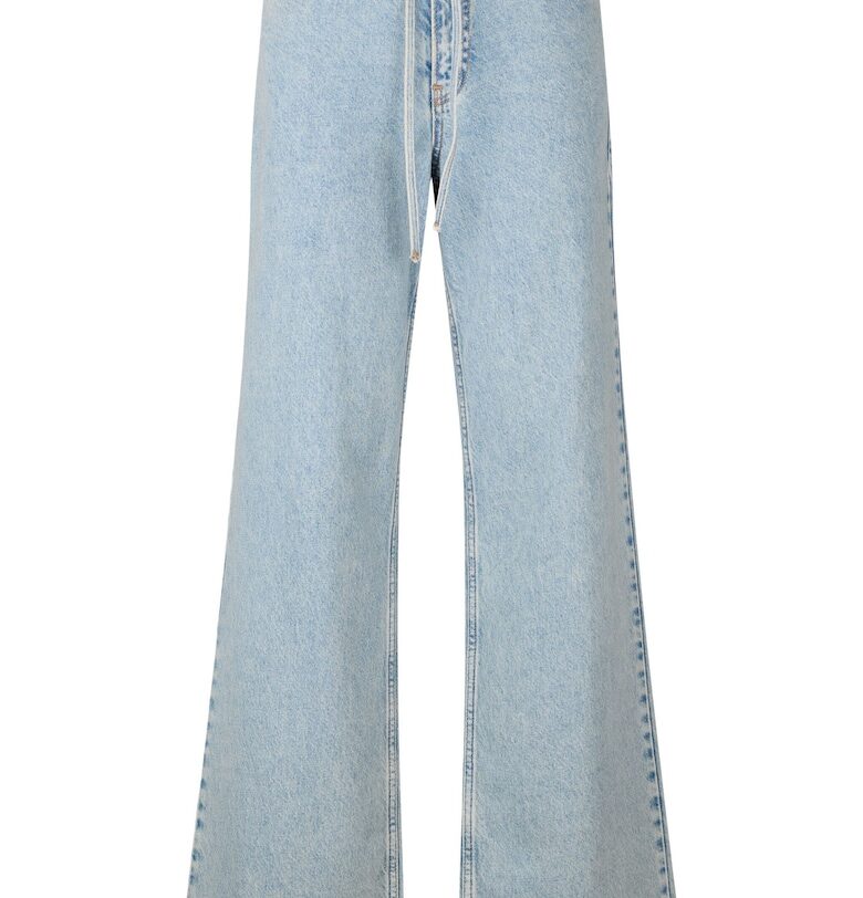 Дънки с паднало дъно и широк крачол Liu Jo