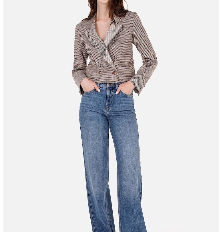 Дънки с широк крачол и висока талия COLINS