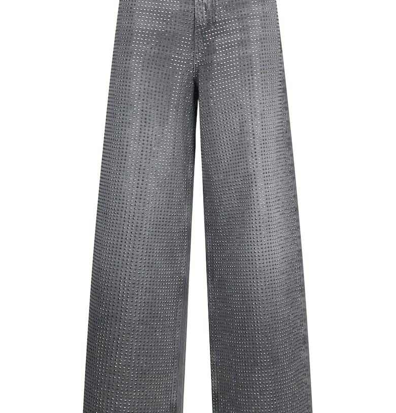 Дънки с широк крачол и висока талия Liu Jo