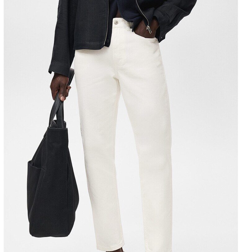 Дънки със средна талия Mango