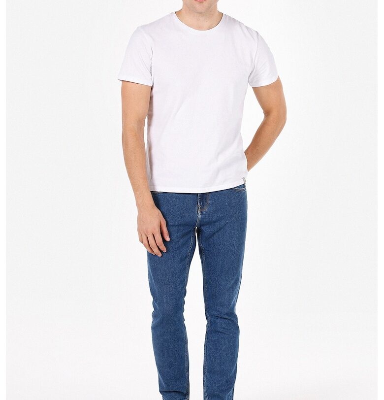 Дънки със средна талия и 5 джоба COLINS