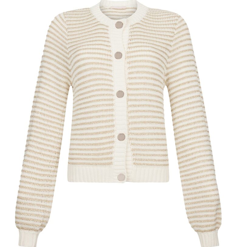 Жилетка с бляскаво райе Liu Jo