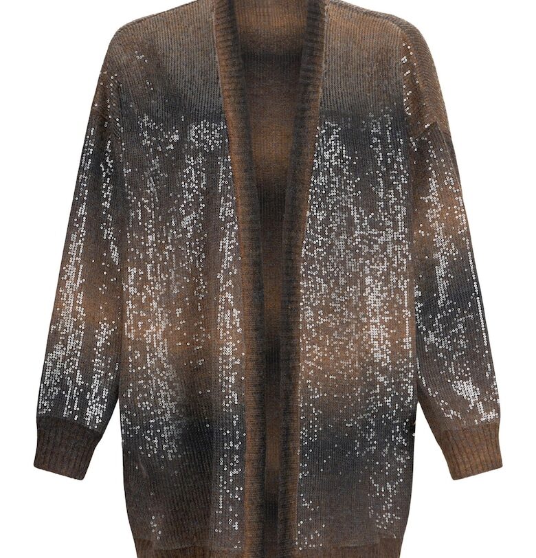 Жилетка с вълна с пайети Liu Jo