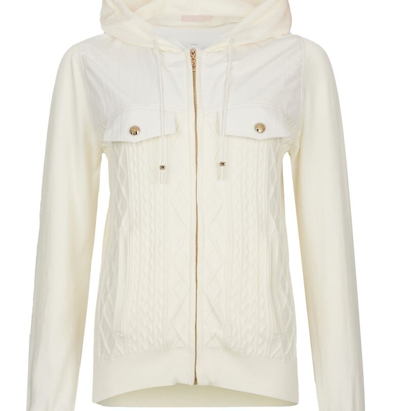 Жилетка с качулка и цип Liu Jo