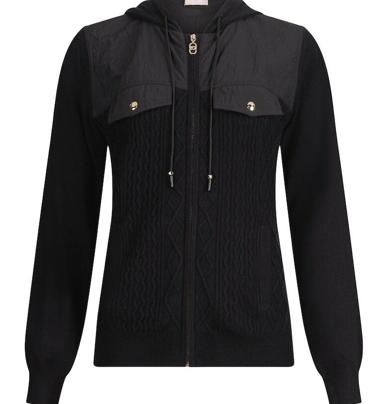 Жилетка с качулка и цип Liu Jo