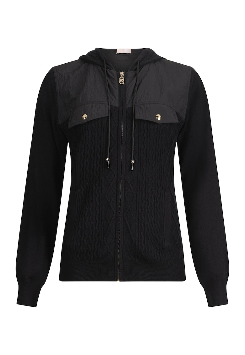 Жилетка с качулка и цип Liu Jo