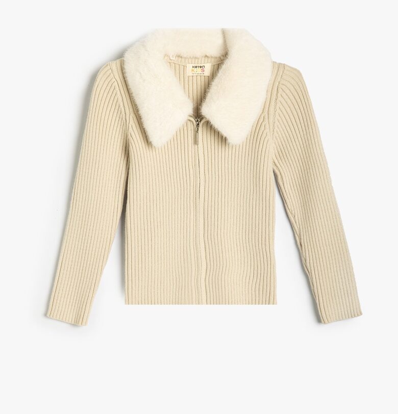 Жилетка с яка от еко пух KOTON