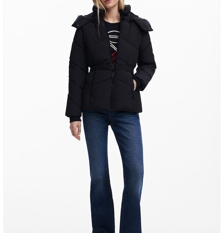 Зимно яке с еластичен колан DESIGUAL