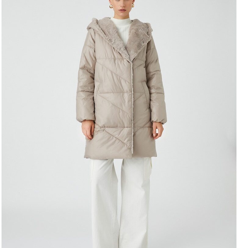 Зимно яке с качулка KOTON