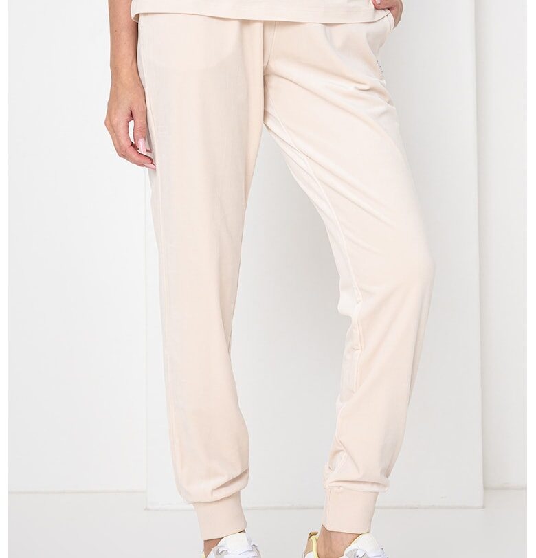 Кадифен спортен панталон с регулируема талия GUESS