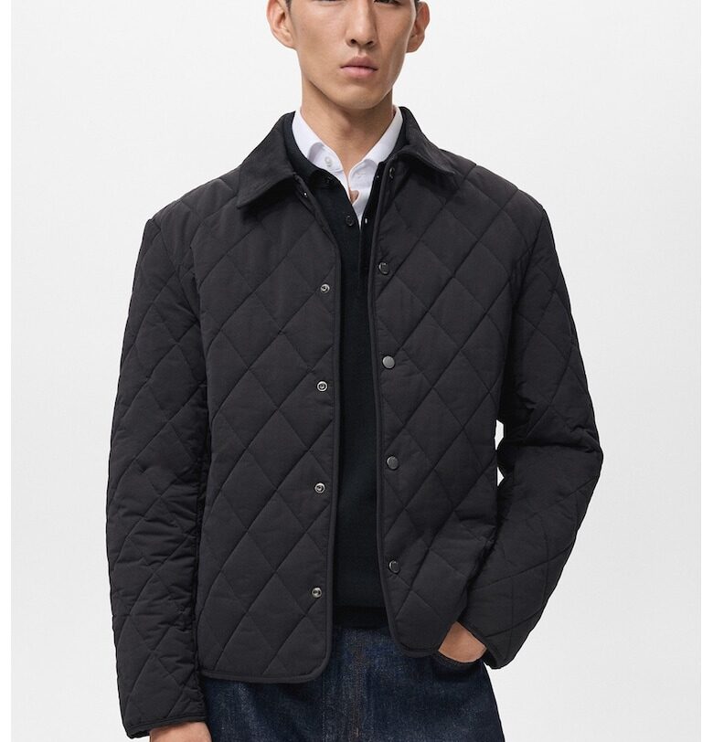 Капитониран шакет с капси Mango