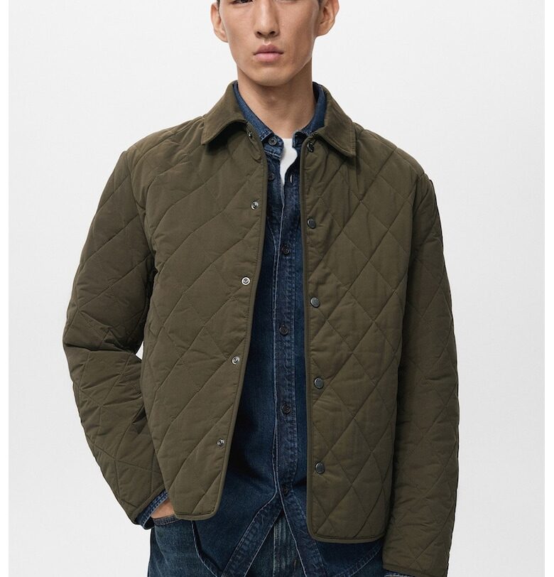 Капитониран шакет с капси Mango