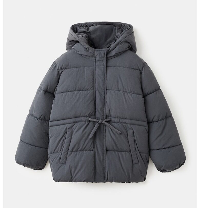 Капитонирано зимно яке с връзка Mango