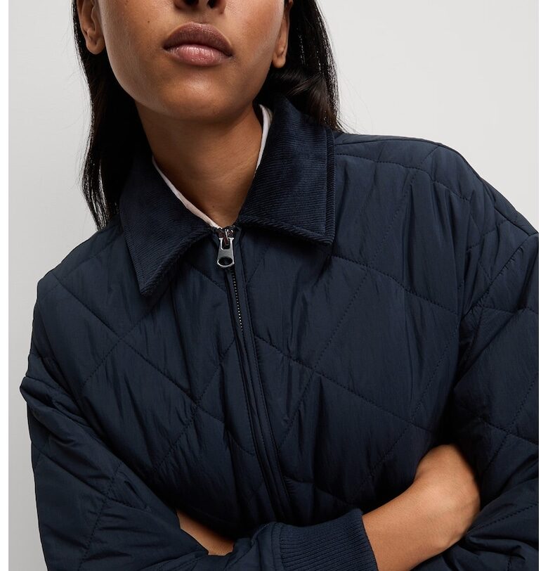 Капитонирано яке с цип Marks  Spencer