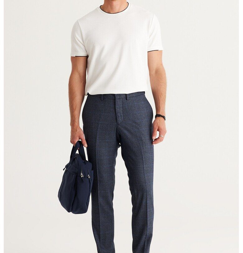 Кариран слим панталон ACCo