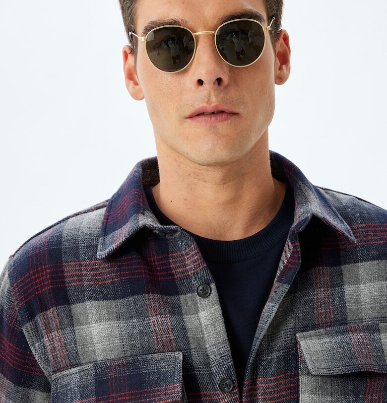 Карирана риза с дълги ръкави KOTON