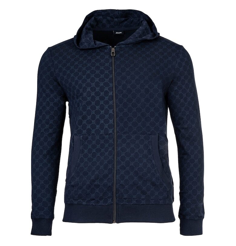 Карирано худи с цип Joop