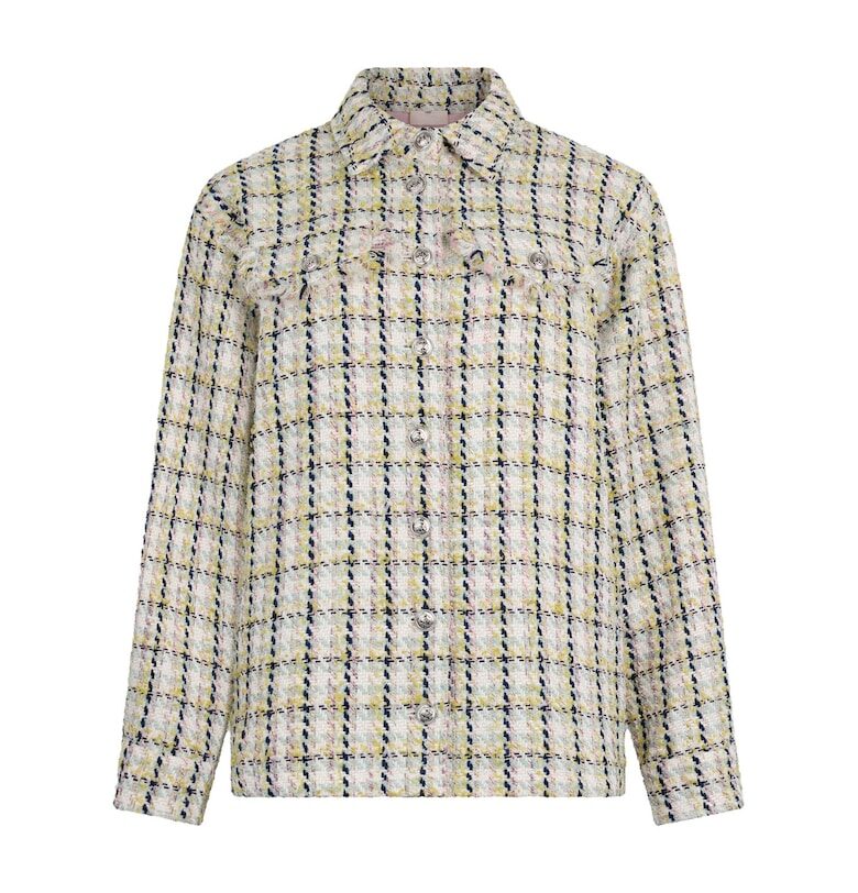 Карирано яке с декоративни копчета Liu Jo