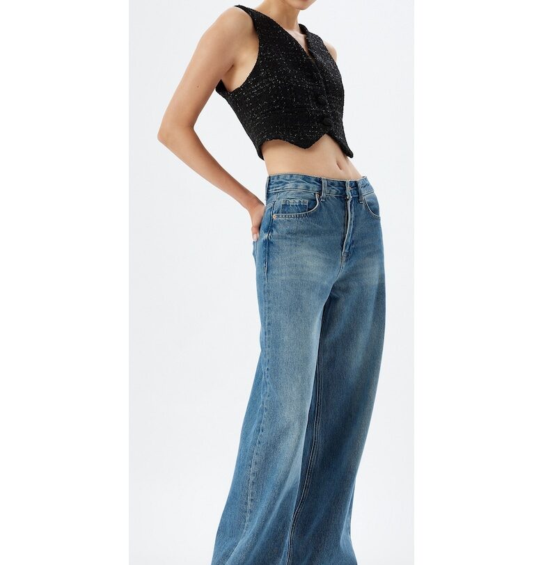 Къс елек от туид KOTON