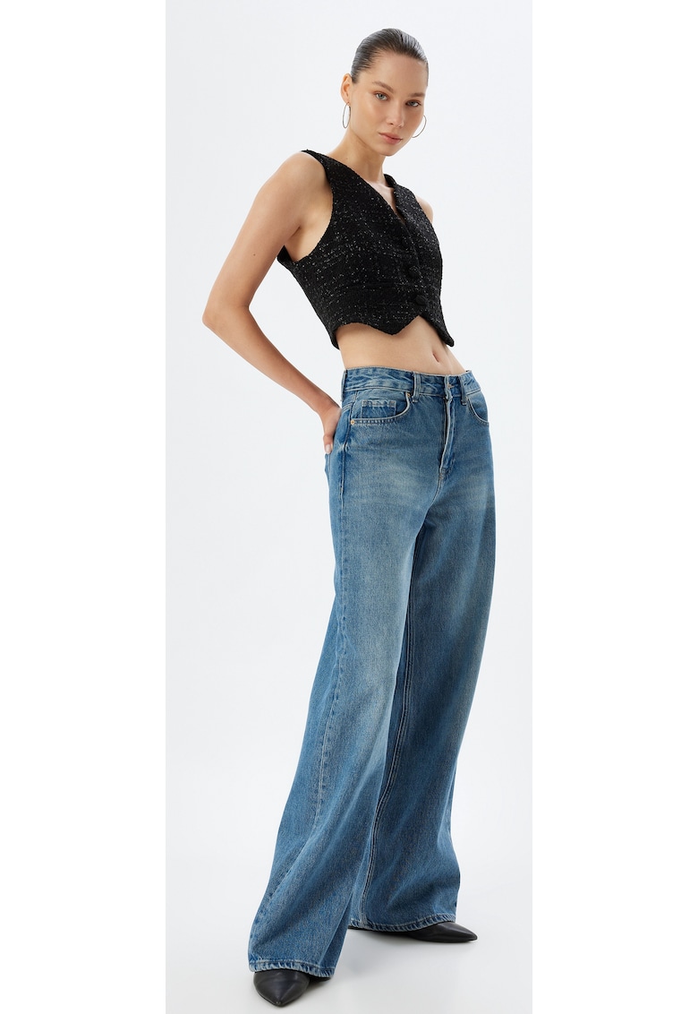 Къс елек от туид KOTON