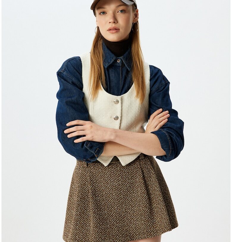 Къс елек с копчета KOTON