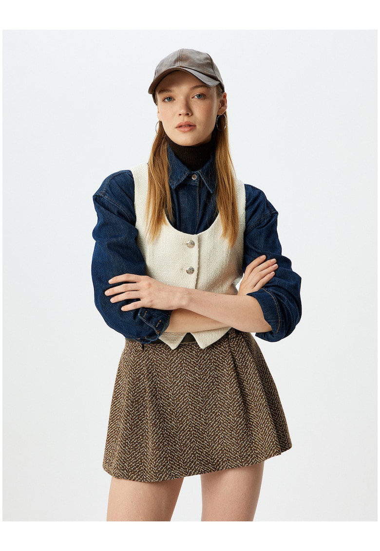 Къс елек с копчета KOTON