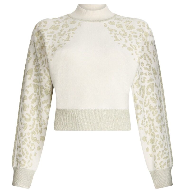 Къс пуловер с десен Liu Jo