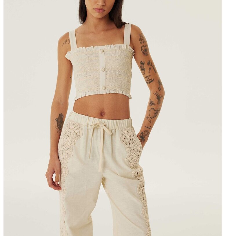 Къс топ с широки презрамки TWIST