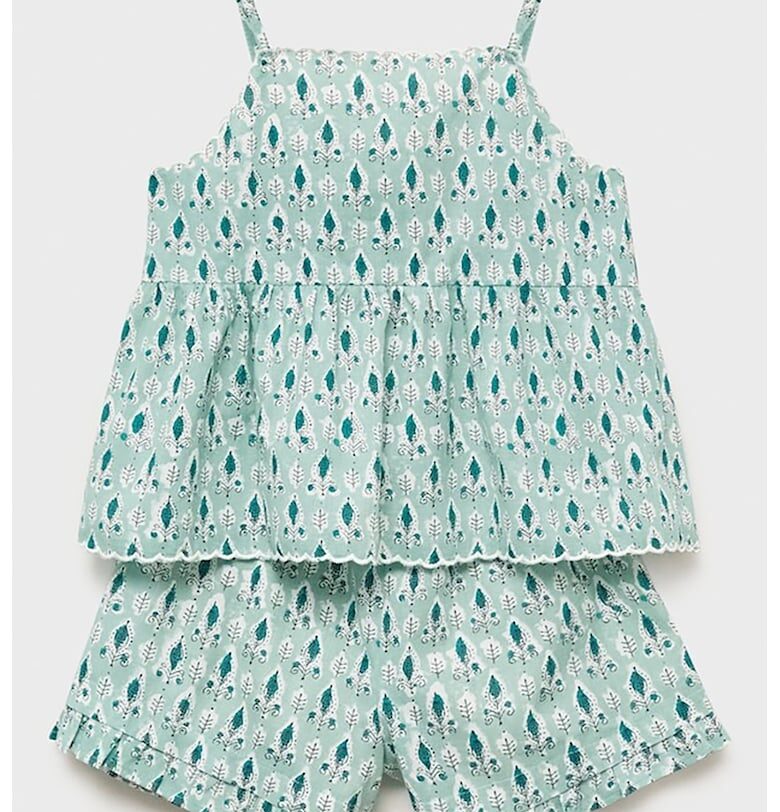 Къса пижама с шарка Mango