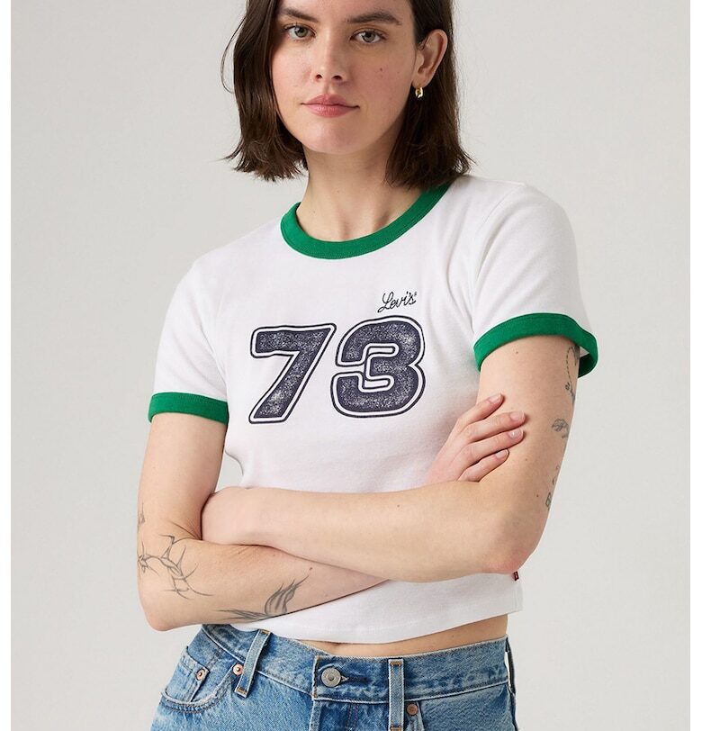 Къса тениска по тялото Youth Levis