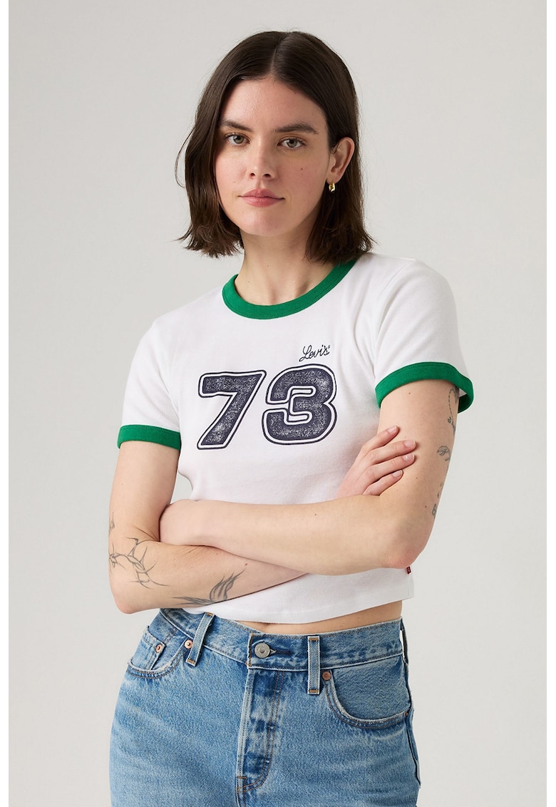 Къса тениска по тялото Youth Levis