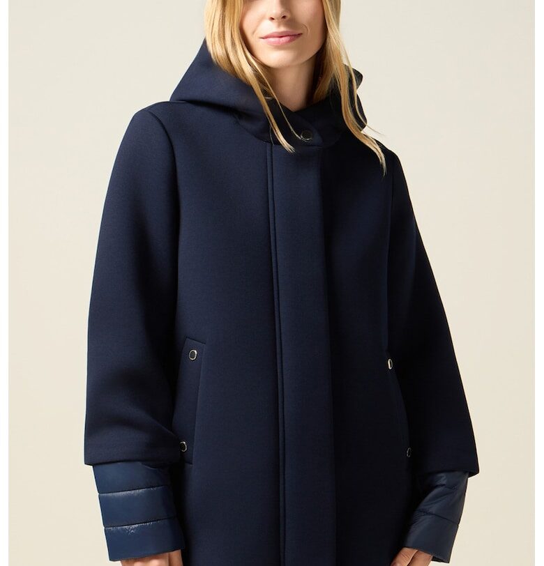 Късо палто с капитонирани детайли Oltre