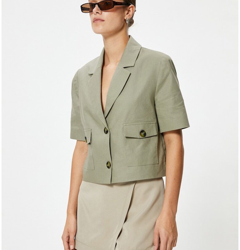 Късо сако с лен KOTON