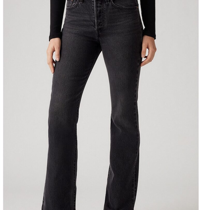 Леко разкроени дънки с висока талия Levis