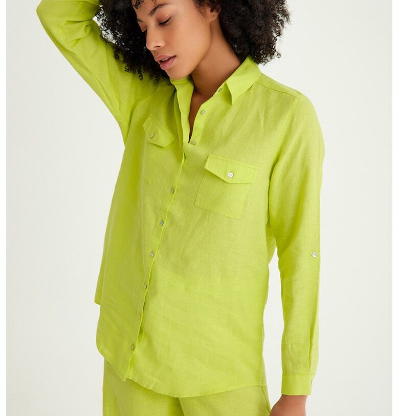 Ленена риза с джобове Just Like You