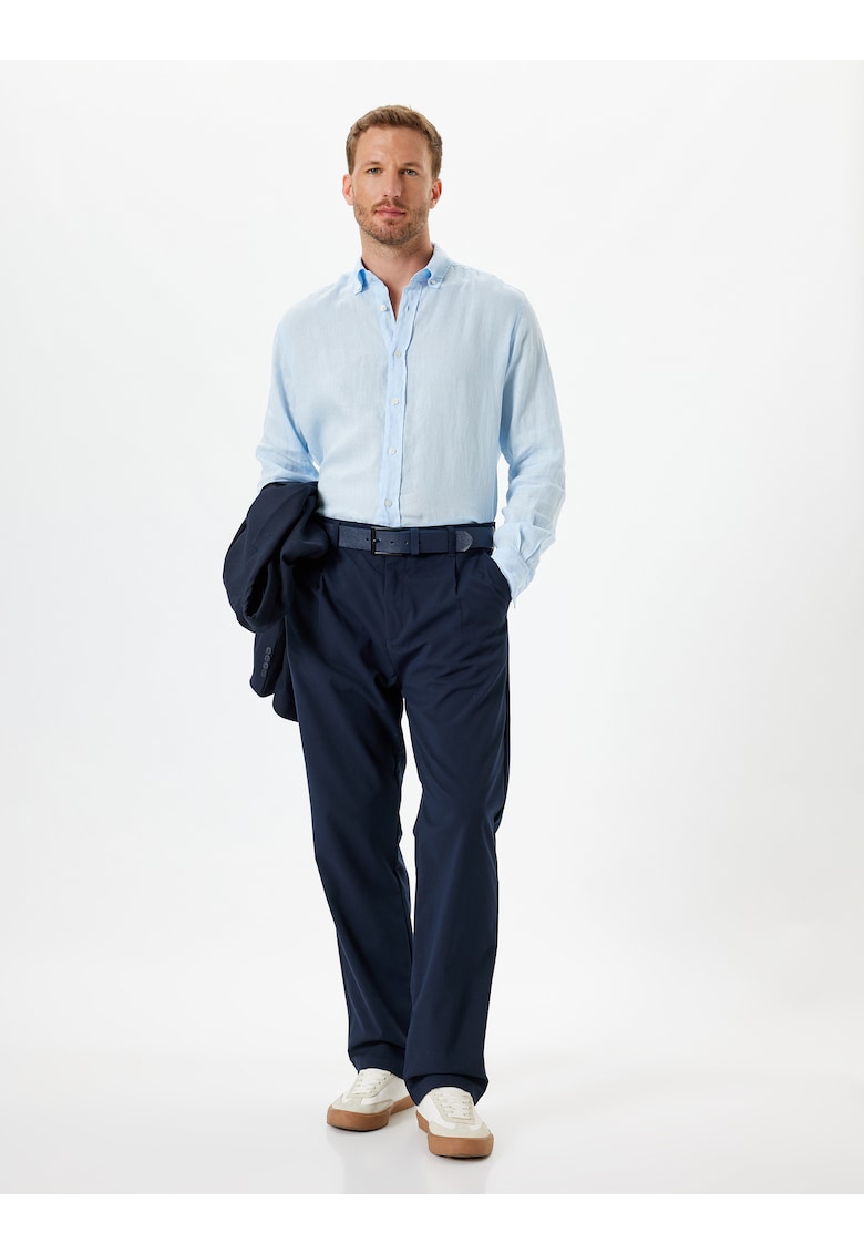 Ленена риза с дълги ръкави KOTON