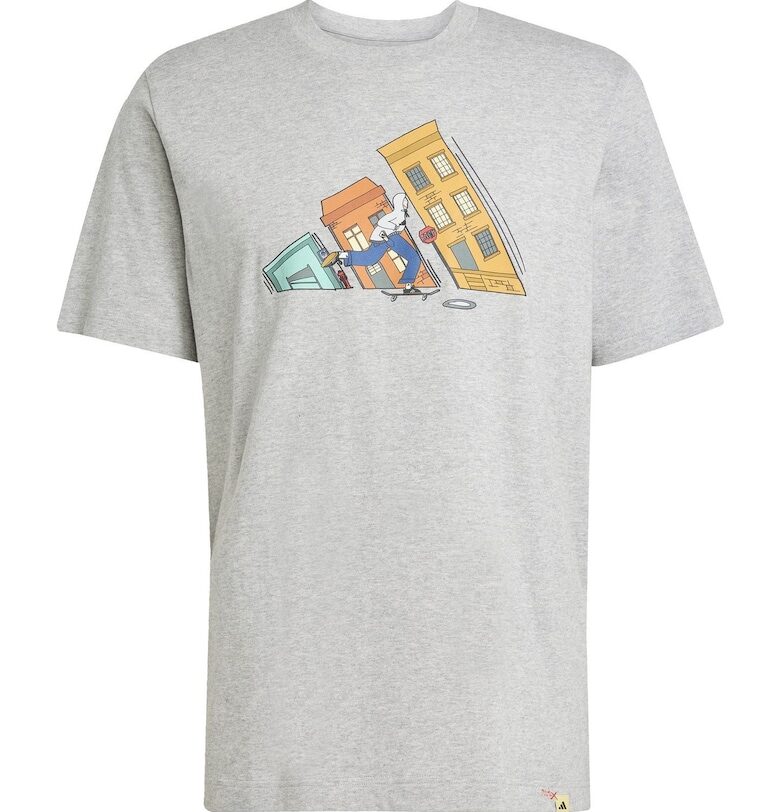 Мъжка тениска  M DDL SKATE T JM6498 - сива adidas