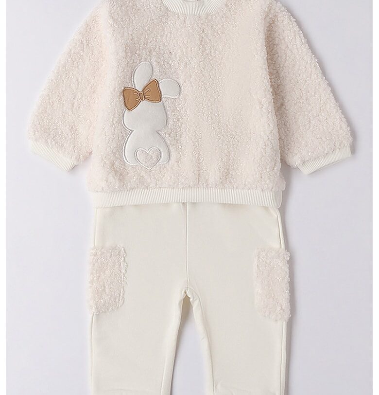 Мъхест суитшърт и панталон - 2 части IDO