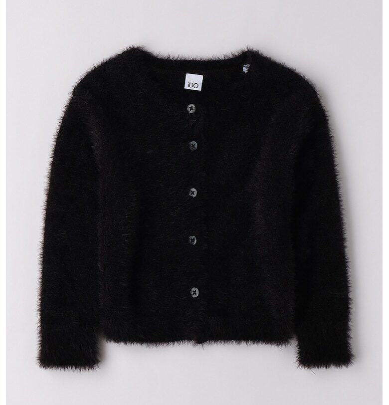 Мъхеста жилетка с копчета IDO