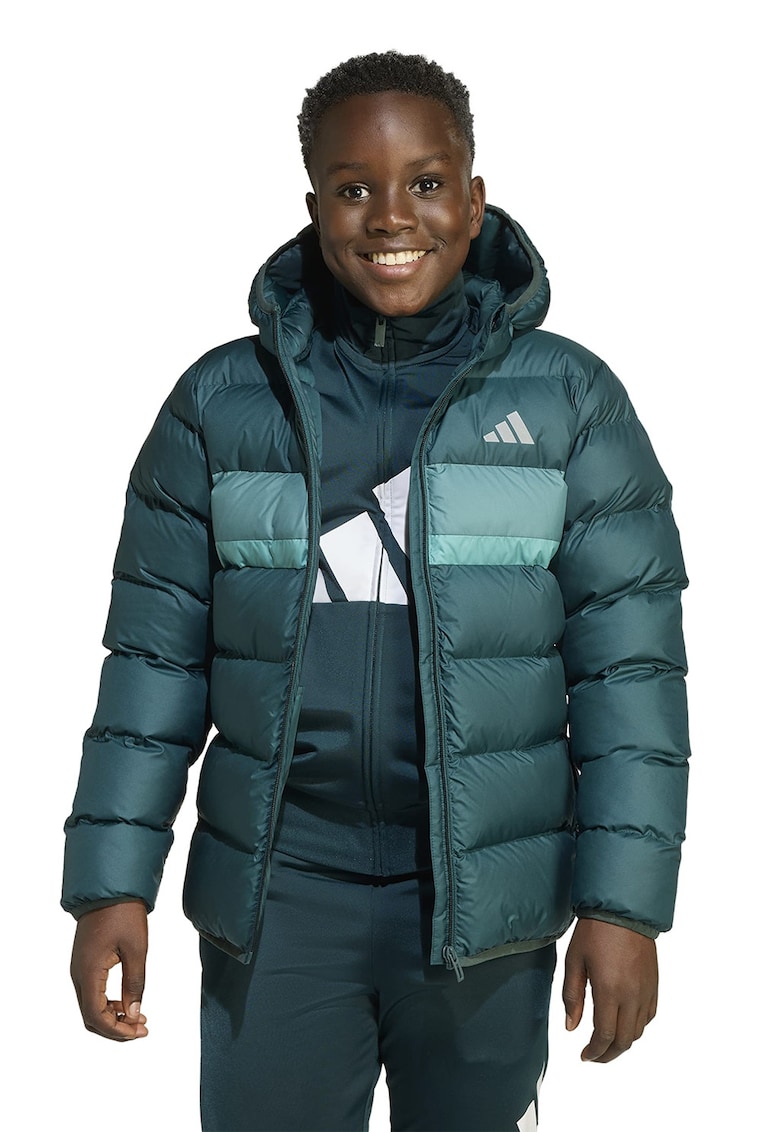 Непромокаемо зимно яке с капитониране adidas Sportswear