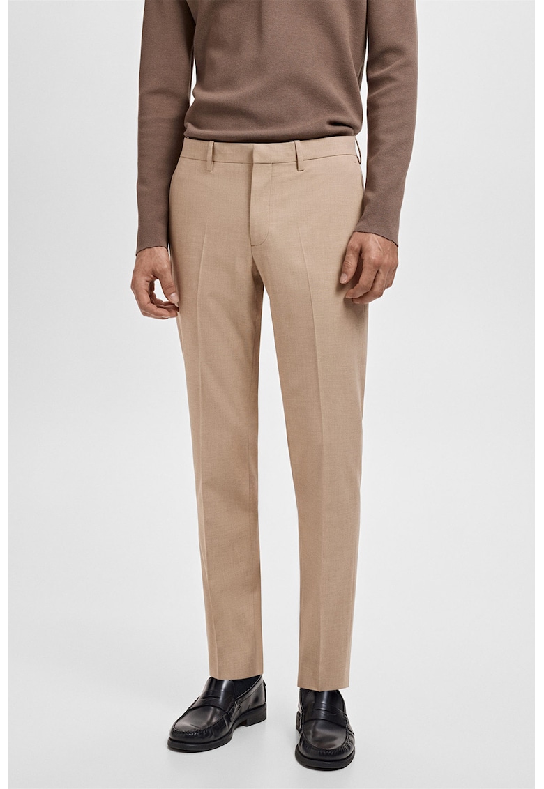 Официален слим панталон Paris Mango