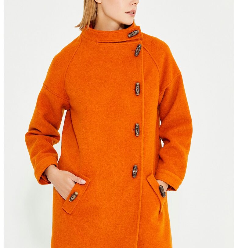 Палто с вълна с копчета Just Like You