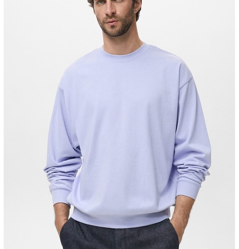 Памучен пуловер Mango