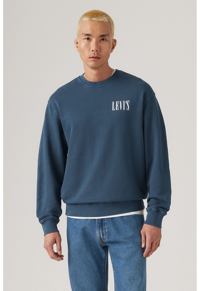 Памучен суитшърт със свободна кройка Levis