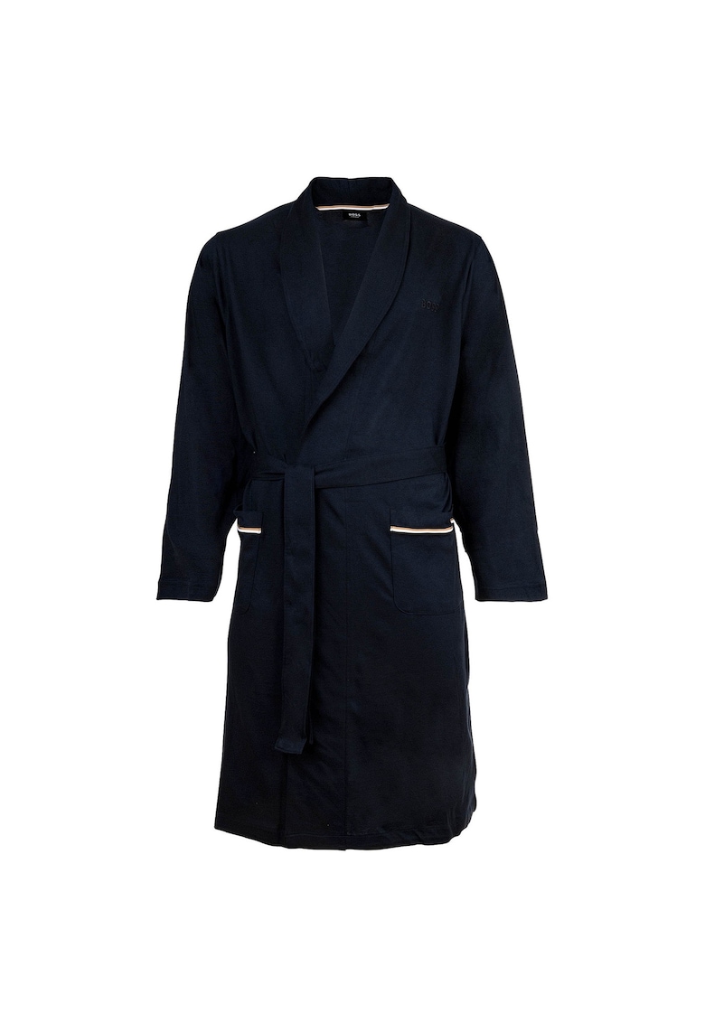 Памучен халат за баня с връзка BOSS