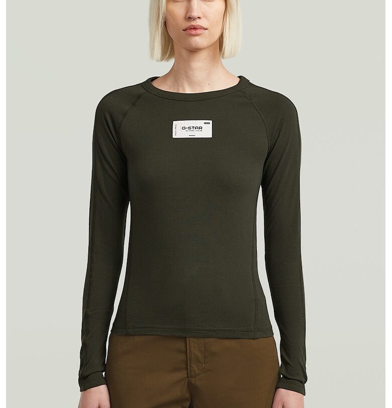 Памучна блуза с дълги ръкави G-STAR