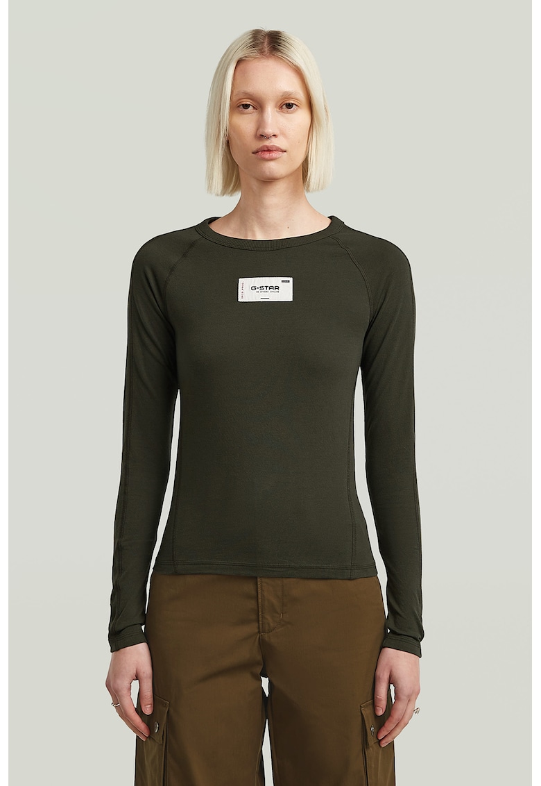 Памучна блуза с дълги ръкави G-STAR